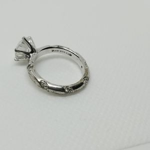 QVC Diamonique sterling silver ring
